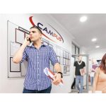 Infokeret, A4, mágneses, DURABLE "DURAFRAME® MAGNETIC", narancs