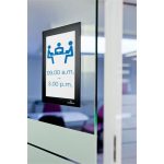 Infokeret, öntapadó, A6, DURABLE "DURAFRAME®", fekete