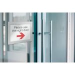 Infokeret, öntapadó, A6, DURABLE "DURAFRAME®", ezüst