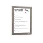 Infokeret, A5, öntapadó háttal, mágneses előlappal, DURABLE "DURAFRAME", ezüst-ezüst