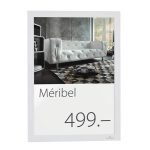 Infokeret, A4, öntapadó háttal, DURABLE "DURAFRAME®", fehér