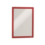 Infokeret, A4, öntapadó háttal, DURABLE "DURAFRAME®", piros