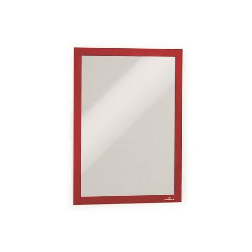 Infokeret, A4, öntapadó háttal, DURABLE "DURAFRAME®", piros