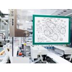 Infokeret, A4, öntapadó háttal, DURABLE "DURAFRAME®", zöld