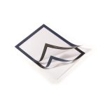 Infokeret, A4, öntapadó háttal, DURABLE "DURAFRAME®", sötétkék