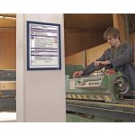 Infokeret, A4, öntapadó háttal, DURABLE "DURAFRAME®", sötétkék