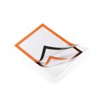Infokeret, A4, öntapadó háttal, DURABLE "DURAFRAME®", narancs
