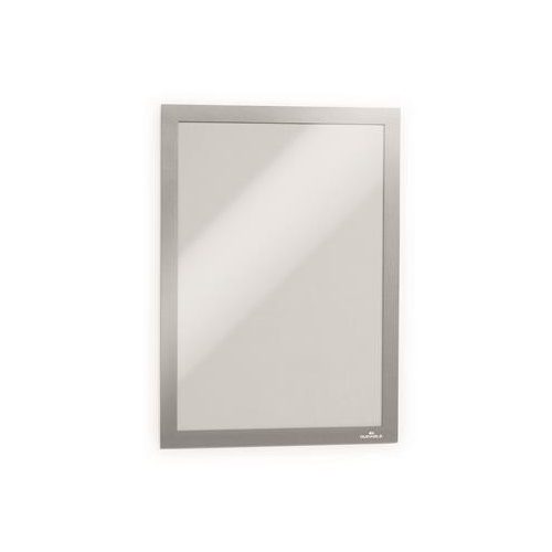 Infokeret, A4, öntapadó háttal, DURABLE "DURAFRAME®", ezüst