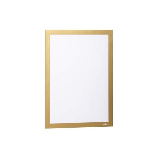Infokeret, A4, öntapadó háttal, DURABLE "DURAFRAME®", arany