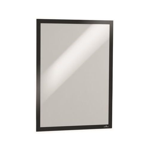 Infokeret, A3, öntapadó háttal, DURABLE "DURAFRAME®", fekete