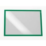 Infokeret, A3, öntapadó háttal, DURABLE "DURAFRAME®", zöld