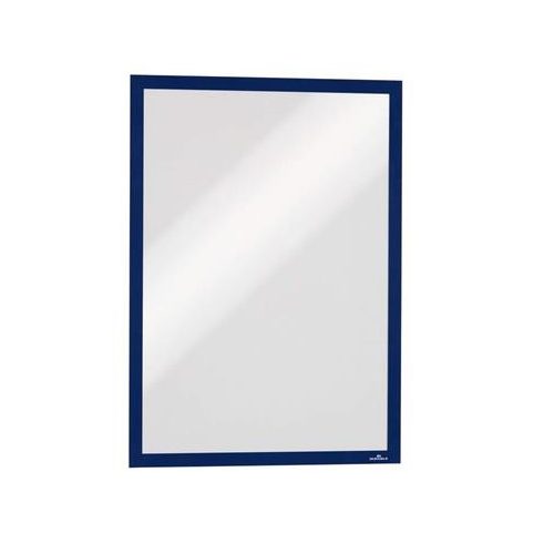 Infokeret, A3, öntapadó háttal, DURABLE "DURAFRAME®", sötétkék