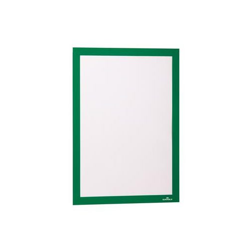 Infokeret, A4, öntapadó háttal, DURABLE "DURAFRAME®", zöld