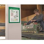 Infokeret, A4, öntapadó háttal, DURABLE "DURAFRAME®", zöld