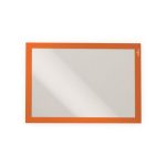 Infokeret, A4, öntapadó háttal, DURABLE "DURAFRAME®", narancssárga