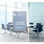 Infokeret, A4, öntapadó háttal, DURABLE "DURAFRAME®", ezüst