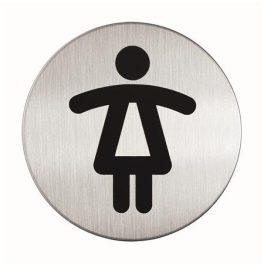   Információs piktogram, öntapadó, DURABLE "Női WC"