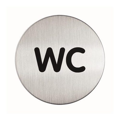 Információs piktogram, öntapadó, DURABLE "WC"