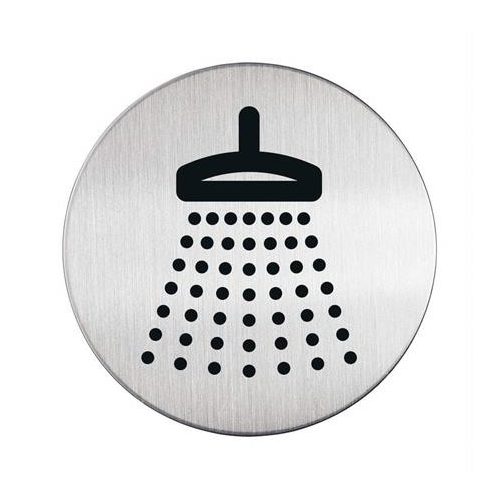 Információs piktogram, öntapadó, DURABLE "Zuhany"