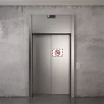 Infokeret, A4, öntapadó háttal, DURABLE "DURAFRAME SECURITY", piros-fehér