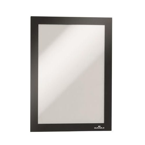 Infokeret, A5, mágneses, DURABLE "DURAFRAME MAGNETIC", fekete