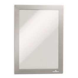   Infokeret, A5, mágneses, DURABLE "DURAFRAME MAGNETIC", ezüst