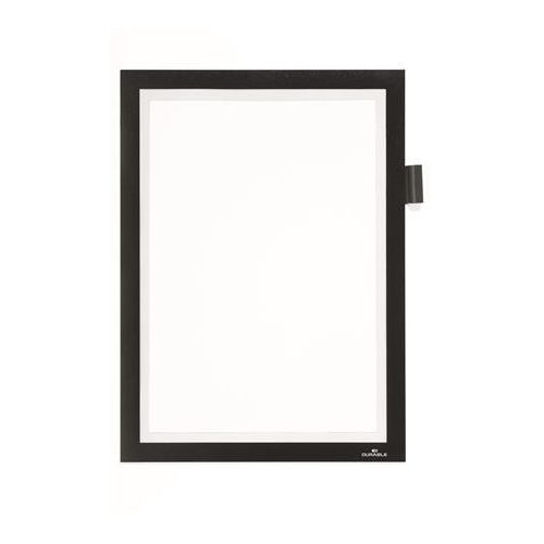 Infokeret, A4, öntapadó, jegyzetelhető, DURABLE DURAFRAME® "NOTE", fekete