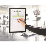 Infokeret, A4, öntapadó, jegyzetelhető, DURABLE DURAFRAME® "NOTE", fekete