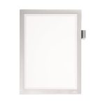 Infokeret, A4, öntapadó, jegyzetelhető, DURABLE DURAFRAME® "NOTE", ezüst