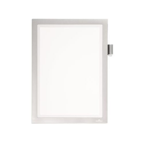 Infokeret, A4, öntapadó, jegyzetelhető, DURABLE DURAFRAME® "NOTE", ezüst
