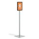 Padlóállvány, A4, DURABLE "INFO STAND BASIC", antracit-szürke