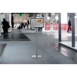 Padlóállvány, A3, DURABLE "INFO STAND BASIC" antracit-szürke