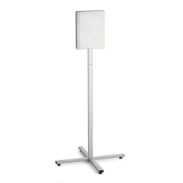   Padlóállvány, kültéri, A4, DURABLE "INFO STAND", antracit-szürke