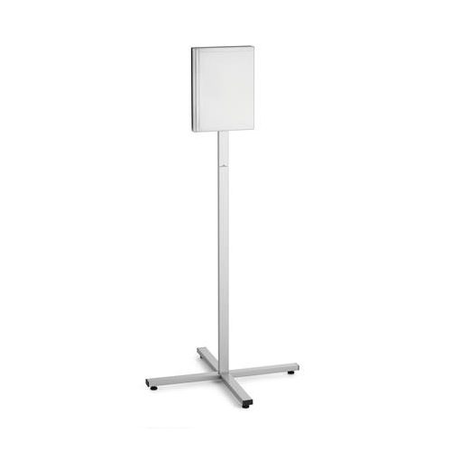 Padlóállvány, kültéri, A4, DURABLE "INFO STAND", antracit-szürke