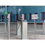 Padlóállvány, kültéri, A4, DURABLE "INFO STAND", antracit-szürke