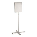 Padlóállvány, kültéri, A3, DURABLE "INFO STAND", antracit-szürke