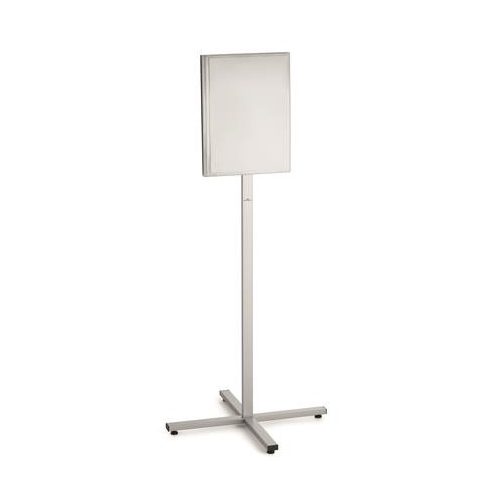 Padlóállvány, kültéri, A3, DURABLE "INFO STAND", antracit-szürke