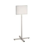 Padlóállvány, kültéri, A3, DURABLE "INFO STAND", antracit-szürke