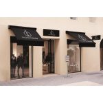 Padlóállvány, kültéri, A3, DURABLE "INFO STAND", antracit-szürke