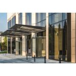 Padlóállvány, kültéri, A3, DURABLE "INFO STAND", antracit-szürke