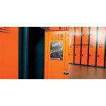 Infokeret, A4, mágneses, DURABLE "rPET", áttetsző