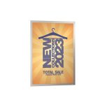 Infokeret, A2, DURABLE "DURAFRAME POSTER", ezüst