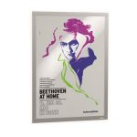 Infokeret, A2, DURABLE "DURAFRAME POSTER", ezüst