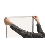 Infokeret, A1, DURABLE, "DURAFRAME POSTER", ezüst