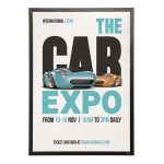 Infokeret, 70x100 cm, DURABLE "DURAFRAME POSTER", fekete