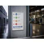 Infokeret, alumínium, kültéri, A1, DURABLE "Outdoor", ezüst