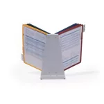 Bemutatótábla tartó, asztali, 10 db bemutatótáblával, DURABLE "VARIO® 10", vegyes szín