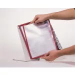 Bemutatótábla tartó, asztali, 10 db bemutatótáblával, DURABLE "VARIO® 10", vegyes szín