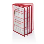 Bemutatótábla, A4, DURABLE "SHERPA®", piros