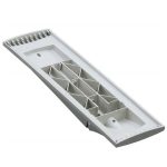 Bemutatótábla tartó, fali, 10 db táblához, DURABLE "SHERPA® WALL", szürke